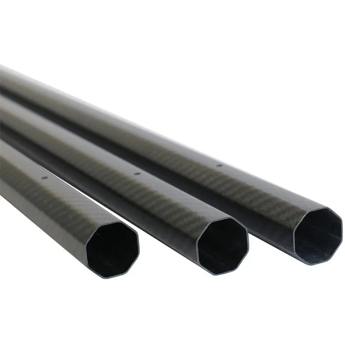 কার্বন ফাইবার অষ্টভুজাকার টিউব